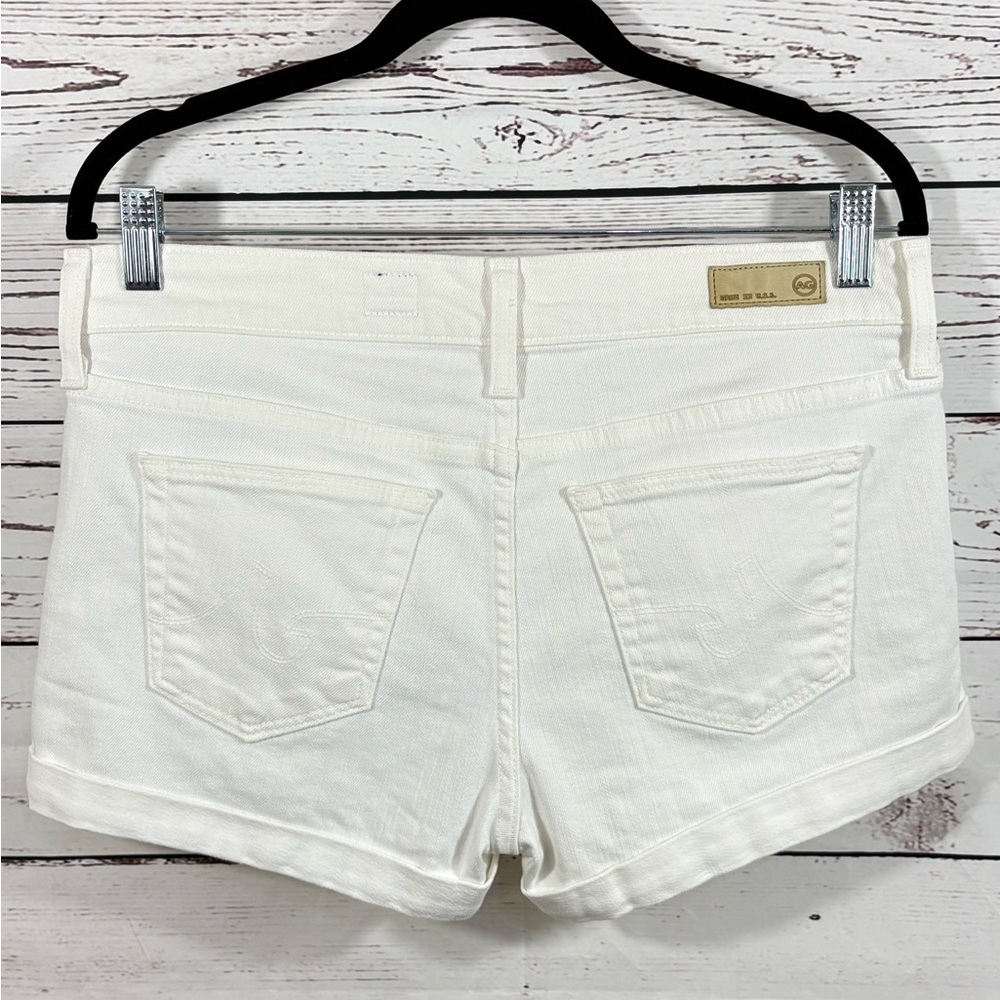 AG Adriano Goldschmid The Pixie White Roll-Up Shorts in Size 28 NWOT - Picture 6 of 8